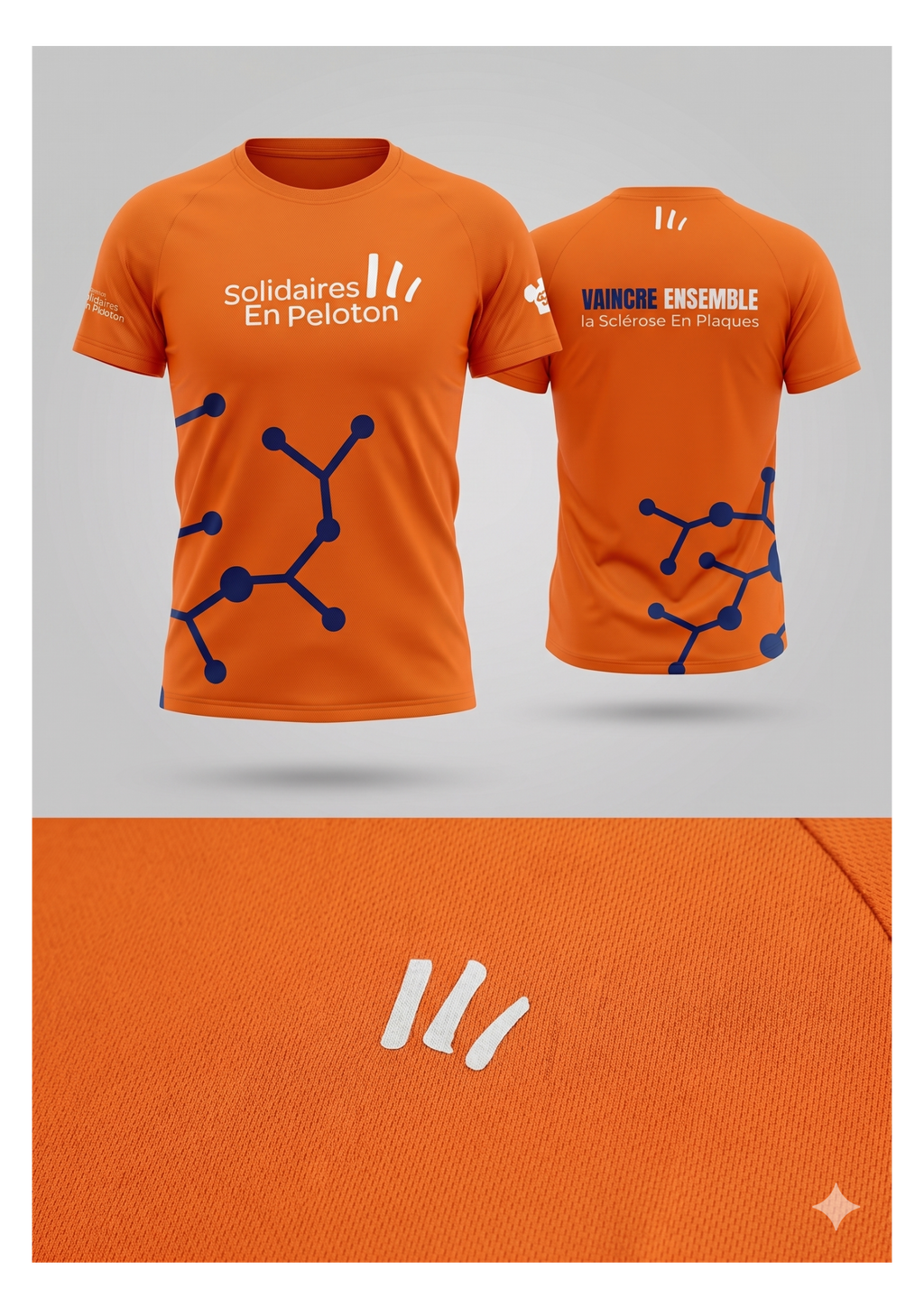 T-shirt Solidaire en Peloton