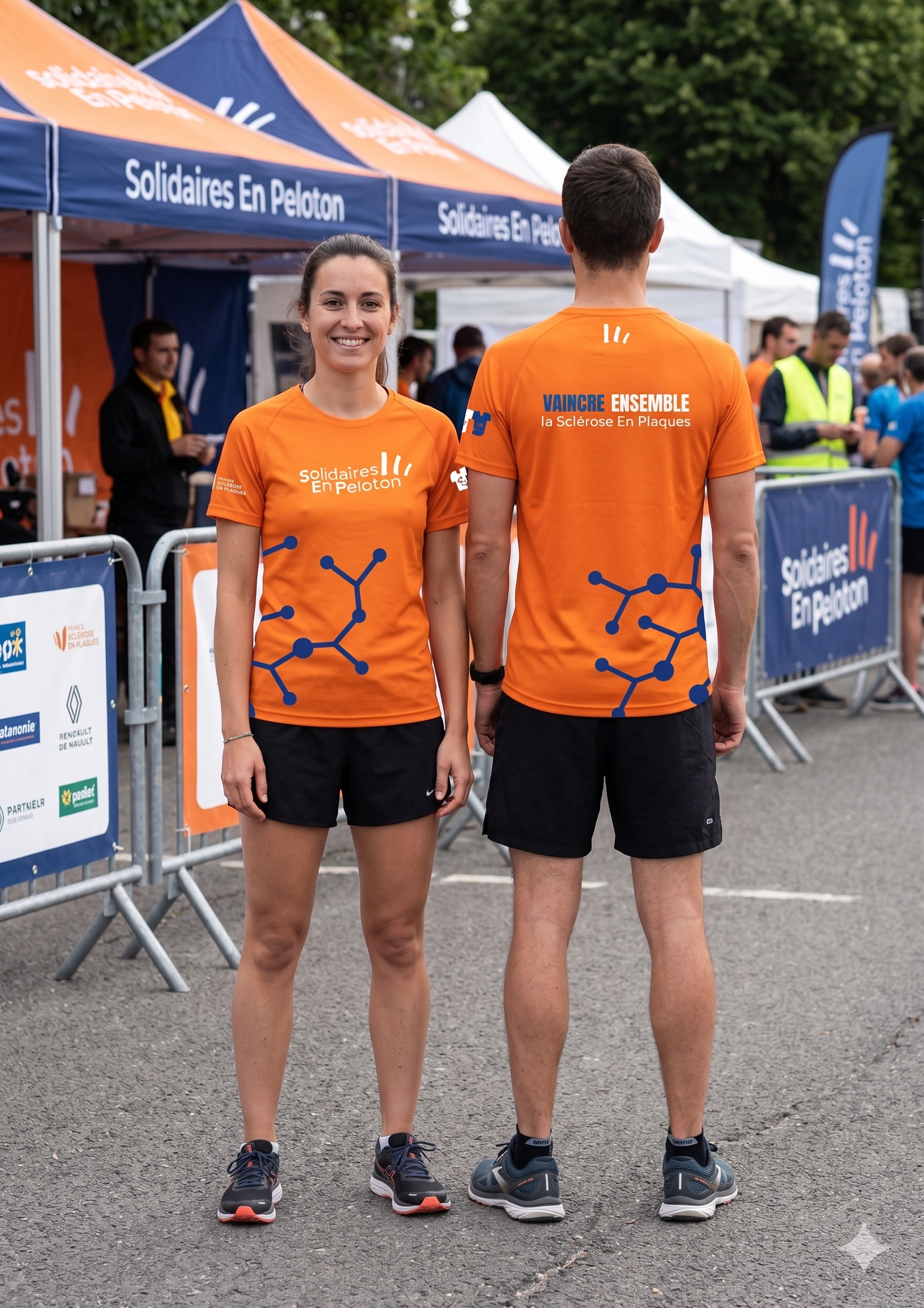 T-shirt Solidaire en Peloton